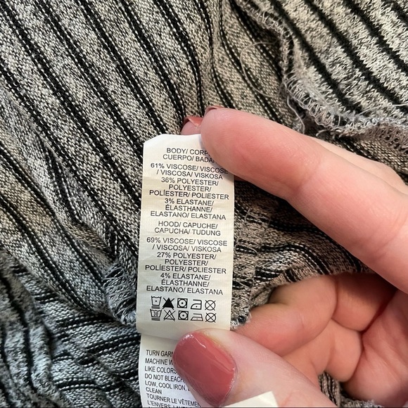 LUCKY Brand Cozy Pullover Hooded Lightweight Sweater Small - Picture 5 of 5